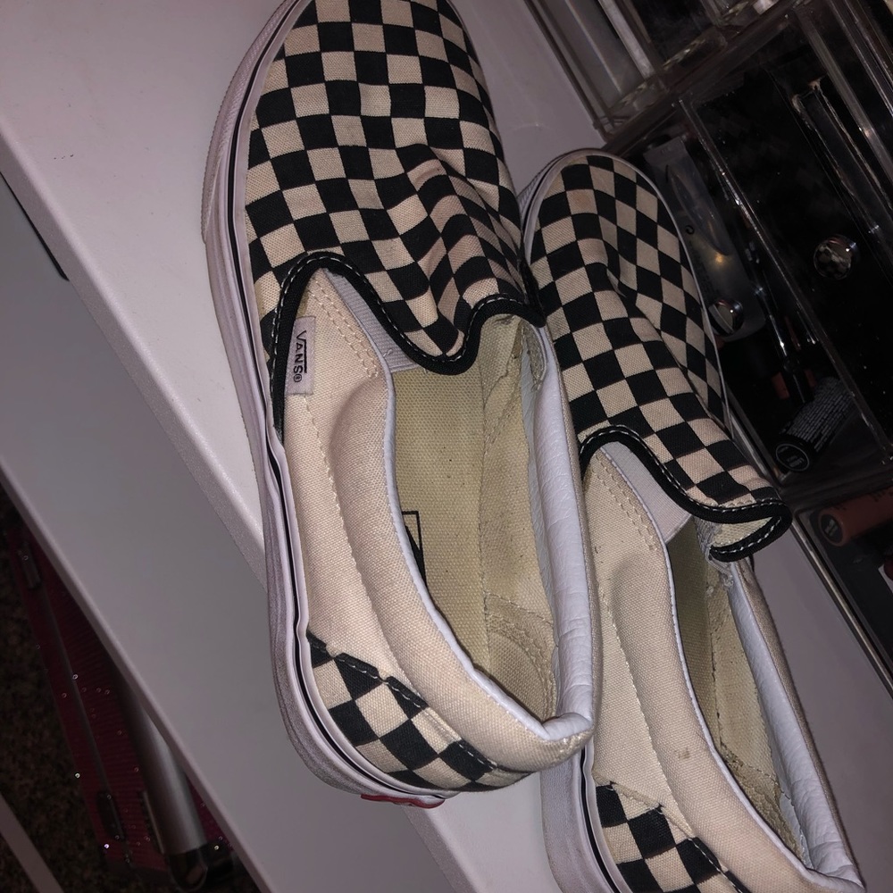 Checkered vans women